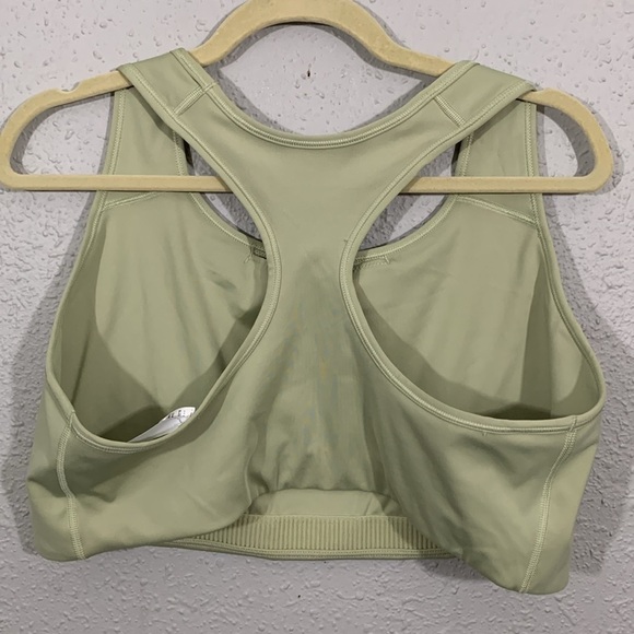 Nike Swoosh Spell Out Racer Back Green Bra size 2X - Picture 3 of 7